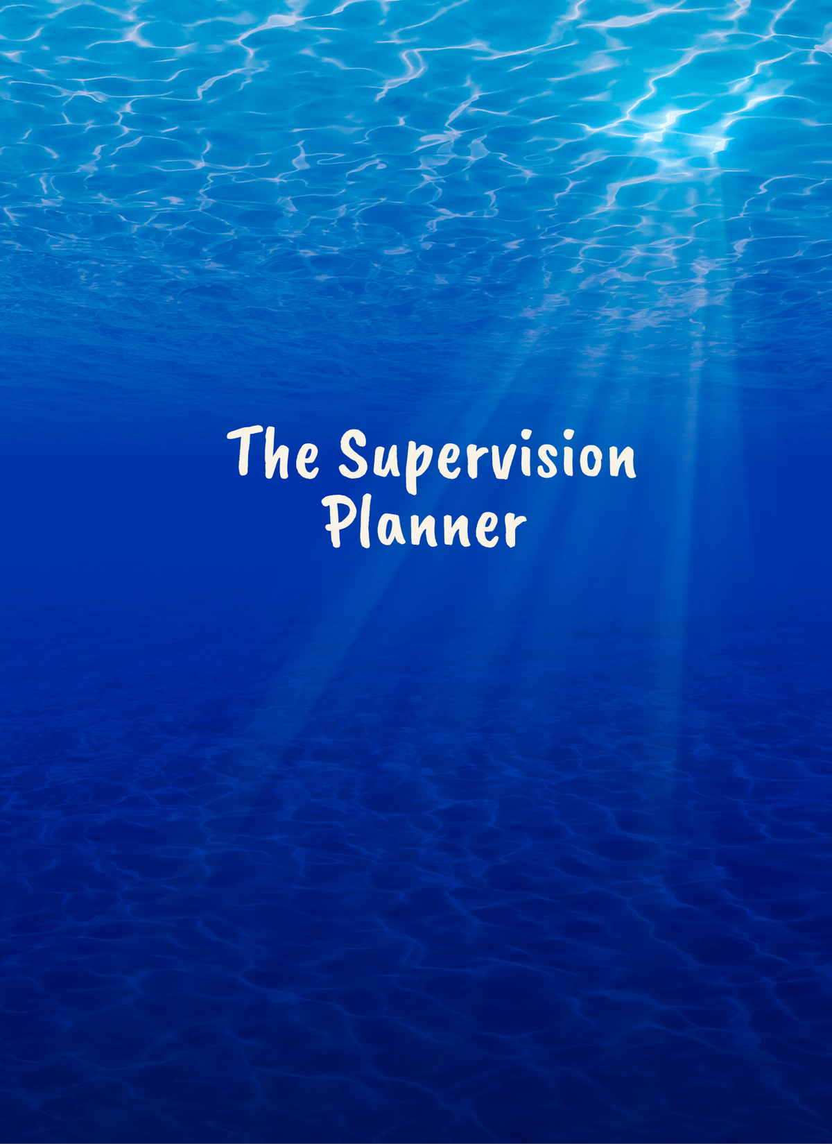 The  2025 Supervision Planner ( Digital Planner)